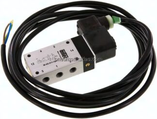 5/2-Wege Magnetventil, G 1/8", Feder, 24 V DC, ATEX-Zulassung