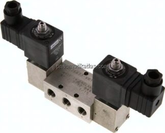 5/2-Wege Magnetventil, G 1/4", Impulsventil, 230 V AC