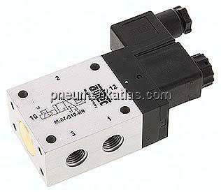 3/2-Wege Magnetventil, G 1/4", Luftfederrückstellung (NC), 24 V AC, Standard