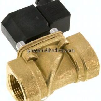 2/2-Wege Messing-Magnetventil G 1", -0,95 bis 16 bar, stromlos geschlossen (NC)