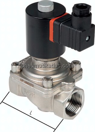 2/2-Wege ES-Magnetventil G 1-1/4", 0-16 bar, stromlos geschlossen (NC)