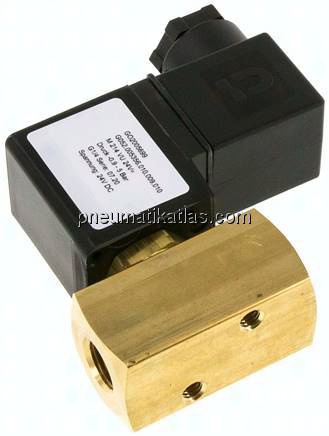 2/2-Wege Vakuumventil (NC), G 1/4", -0,9 bis 5bar, 230 V AC