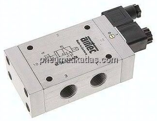 3/2-Wege Magnetventil, G 1/2", Luftfederrückstellung (NC), 12 V DC, Standard