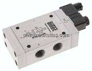 3/2-Wege Magnetventil, G 1/2", Luftfederrückstellung (NC), 230 V AC, Standard