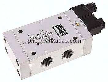 3/2-Wege Magnetventil, G 1/2", Federrückstellung (NC), 24 V DC, Standard