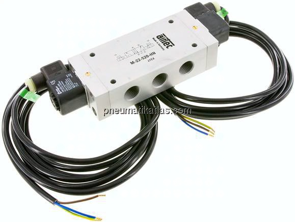 5/2-Wege Magnetimpulsventil, G 1/2", 24 V DC, ATEX-Zulassung
