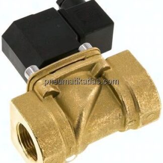 2/2-Wege Messing-Magnetventil G 3/4", -0,95 bis 16 bar, stromlos geschlossen (NC)