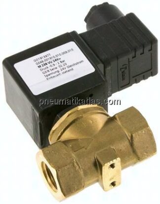 2/2-Wege Vakuumventil (NC), G 3/8", -0,9 bis 2bar, 230 V AC