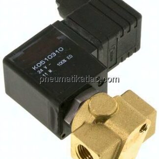 3/2-Wege Vakuumventil, G 1/4", -0,9 bis 6bar, 230 V AC