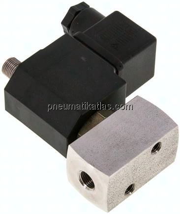 3/2-Wege ES-Magnetventil G 1/8" stromlos geschlossen (NC)