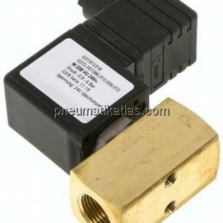 3/2-Wege Vakuumventil, G 3/8", -0,9 bis 6bar, 24 V DC