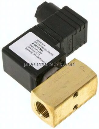 3/2-Wege Vakuumventil, G 3/8", -0,9 bis 6bar, 24 V DC