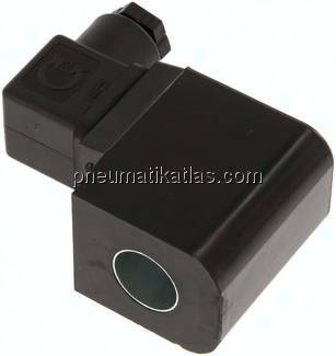 Magnetspule 12 V DC, Bauform D, Steckergröße 3