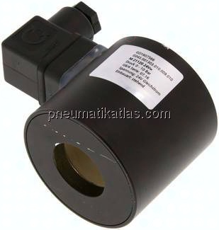 Magnetspule 12 V DC, Bauform F, Steckergröße 3