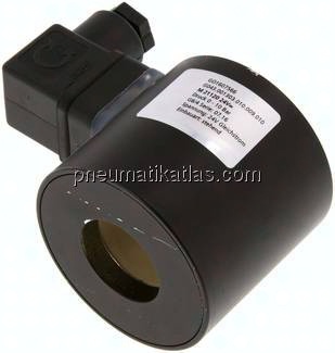 Magnetspule 24 V DC, Bauform F, Steckergröße 3