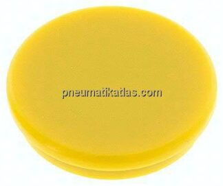 Standardmagnet, 32mm, gelb, 10er Pack