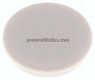 Standardmagnet, 32mm, weiß, 10er Pack