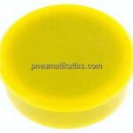 Kraftmagnet, 38mm, gelb, 10er Pack
