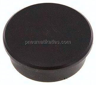 Kraftmagnet, 38mm, schwarz, 10er Pack
