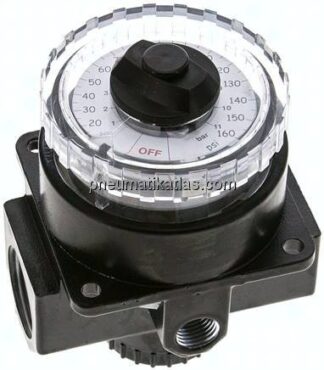 Manometerregler, G 3/4", 0 - 11 bar