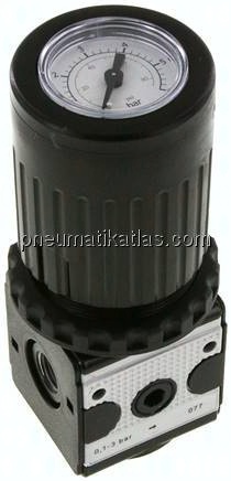 MULTIFIX Manometerregler, G 1/4", 0,1 - 3bar, Multifix 1