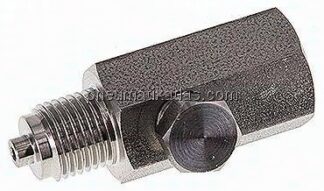 Manometer-Stoßminderer G 1/4", 1.4571