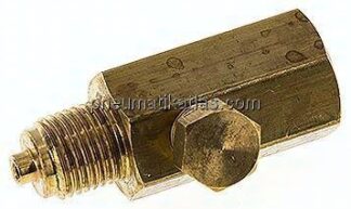 Manometer-Stoßminderer G 1/4", Messing