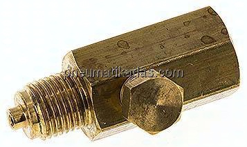 Manometer-Stoßminderer G 1/4", Messing