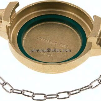 Tankwagenkupplung Verschlussdeckel, Messing für VK 80 MS