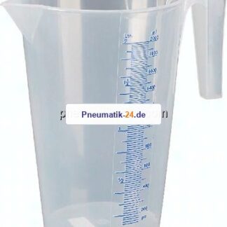 5 ltr. Messbecher (PP, transparent), mit Skalierung, lebensmittelecht
