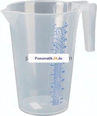 5 ltr. Messbecher (PP, transparent), mit Skalierung, lebensmittelecht