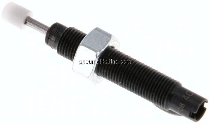 ACE-Stoßdämpfer, M 5x0,5, selbsteinstellend, Hub 4,1 mm