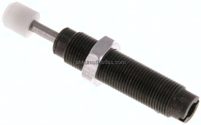 ACE-Stoßdämpfer, M 6x0,5, selbsteinstellend, Hub 5 mm