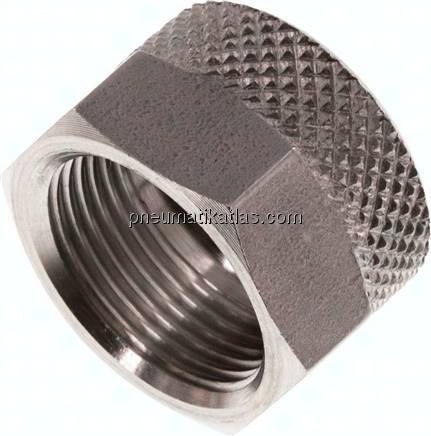 CK-Überwurfmutter 12x10mm(M 16x1), 1.4571