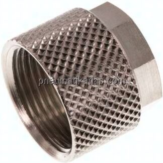 CK-Überwurfmutter 12x10mm(M 16x1), Messing vernickelt