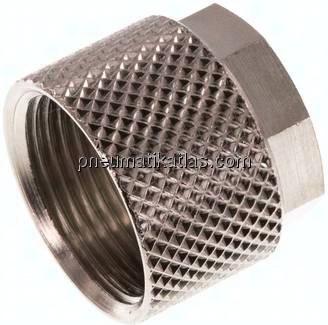CK-Überwurfmutter 12x10mm(M 16x1), Messing vernickelt