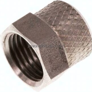 CK-Überwurfmutter 6x4mm(M 10x1), 1.4571