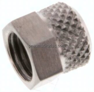 CK-Überwurfmutter 6x4mm(M 8x1), 1.4571