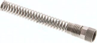 CK-Überwurfmutter 8x6mm(M 12x1), Messing vernickelt Knickschutz