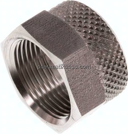 CK-Überwurfmutter 10x8mm(M 16x1), 1.4571