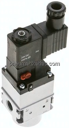 MULTIFIX 3/2-Wege Magnetventil (NC), G 1/4", 230 V AC