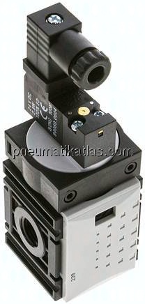 FUTURA 3/2-Wege Magnetventil (NC), G 1/4", 230 V AC, Futura 0