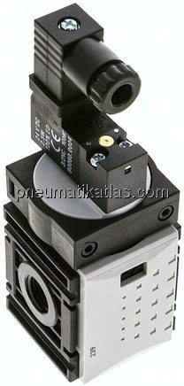 FUTURA 3/2-Wege Magnetventil (NC), G 1/4", 24 V DC, Futura 0