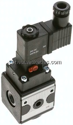 MULTIFIX 3/2-Wege Magnetventil (NC), G 1/4", 115 V AC