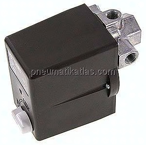 Kompressor-Druckschalter G 1/2", 4 - 11 bar (mit Schalter)