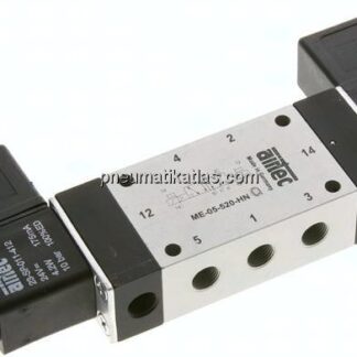 5/2-Wege Magnetimpulsventil mit Fremdluftanschluss, G 1/8"