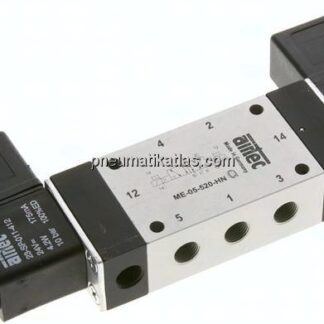 5/2-Wege Magnetimpulsventil mit Fremdluftanschluss, G 1/8"