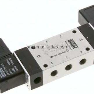 5/2-Wege Magnetimpulsventil mit Fremdluftanschluss, G 1/8"