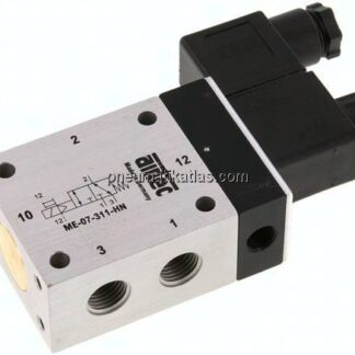 3/2-Wege Magnetventil mit Fremdluftanschluss, G 1/4"