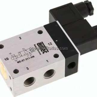 3/2-Wege Magnetventil mit Fremdluftanschluss, G 1/4"